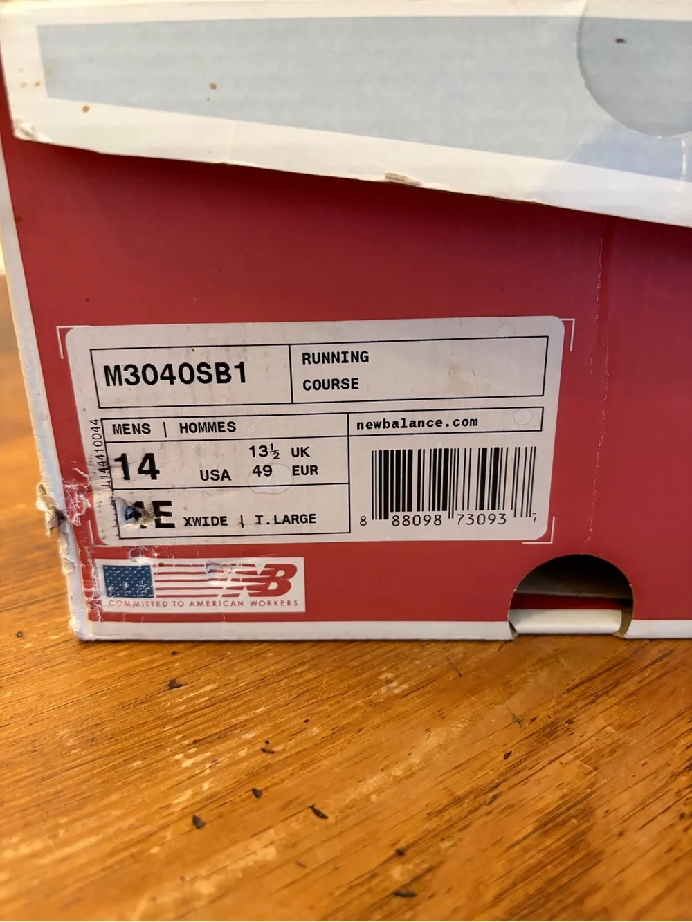 New Balance Men’s White, Blue & Silver Athletic Running Shoes